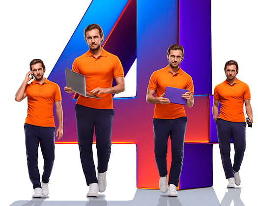 Великолепная четверка Ростелеком в посёлок Кошевое (Калининградская область)